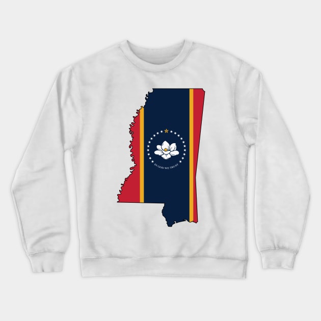 Mississippi Love Crewneck Sweatshirt by somekindofguru
